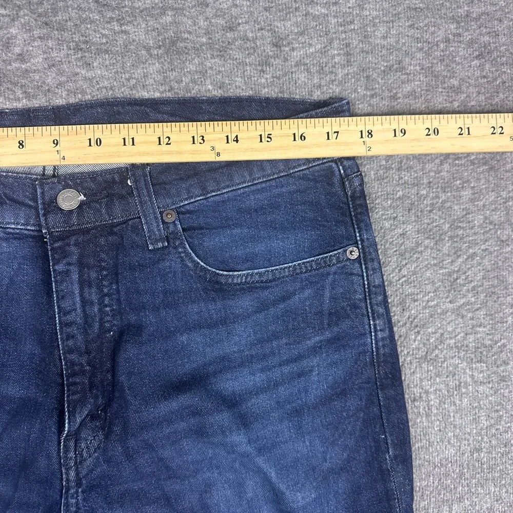 Levis 514 Jeans Mens 34x32 Blue Denim Straight Leg Stretch Denim Zip‎ Fly